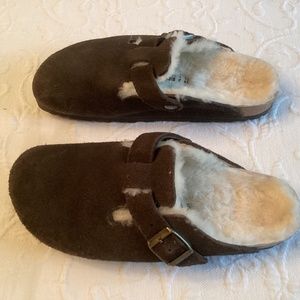 Birkenstock Boston Genuine Shearling Size 39